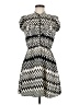 Speed Control 100% Polyester Chevron-herringbone Black Casual Dress Size M - photo 1