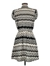 Speed Control 100% Polyester Chevron-herringbone Black Casual Dress Size M - photo 2