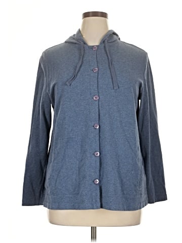 Karen Scott Sport Cardigan (view 1)