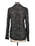 Bella Dahl Polka Dots Black Long Sleeve Blouse Size L - photo 2