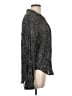 Bella Dahl Polka Dots Black Long Sleeve Blouse Size L - photo 4