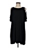 Dee Elly Solid Black Casual Dress Size M - photo 1