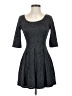 Armani Exchange Chevron-herringbone Black Casual Dress Size XS - photo 1