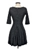 Armani Exchange Chevron-herringbone Black Casual Dress Size XS - photo 2