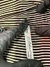 NY Collection Stripes Brown Long Sleeve Blouse Size M (petite) - photo 7
