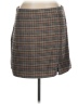 Old Navy 100% Polyester Plaid Brown Formal Skirt Size XL - photo 1