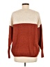 Vince Camuto Color Block Brown Pullover Sweater Size M - photo 2
