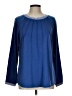 Merokeety Blue Long Sleeve Blouse Size L - photo 1