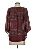 Ezra Burgundy 3/4 Sleeve Blouse Size S - photo 2