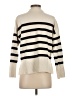 Unbranded Stripes Ivory Turtleneck Sweater Size XS - photo 2