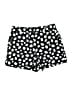 Ann Taylor 100% Polyester Polka Dots Black Shorts Size 8 - photo 1