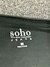 Soho 100% Rayon Black Short Sleeve Top Size L - photo 7