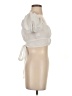 Shein Ivory Short Sleeve Blouse Size S - photo 4