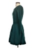 Sandro Chevron-herringbone Teal Cocktail Dress Size Sm (1) - photo 5