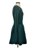 Sandro Chevron-herringbone Teal Cocktail Dress Size Sm (1) - photo 4