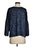 MICHAEL Michael Kors Blue Long Sleeve Blouse Size S - photo 1