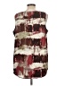 Simply Vera Vera Wang 100% Polyester Brown Sleeveless Blouse Size L - photo 2