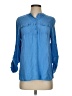 Staring at Stars Blue Long Sleeve Blouse Size S - photo 1