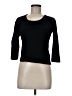 Three Dots Black 3/4 Sleeve T-Shirt Size M (estimated) - photo 1