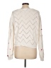 Studio 19 100% Cotton Hearts White Pullover Sweater Size L - photo 2