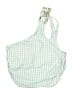 Assorted Brands Checkered-gingham Blue Swimsuit Top Size M - photo 1