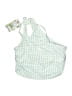 Assorted Brands Checkered-gingham Blue Swimsuit Top Size M - photo 2