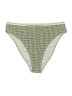 Cupshe Houndstooth Green Swimsuit Bottoms Size XL - photo 1