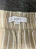 Ann Taylor LOFT Stripes Yellow Shorts Size XL - photo 3