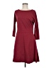 Toad & Co Solid Burgundy Casual Dress Size M - photo 1