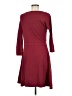 Toad & Co Solid Burgundy Casual Dress Size M - photo 2