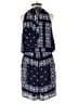 New York & Company 100% Polyester Paisley Blue Romper Size S - photo 2