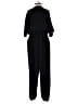 Olivia Grey 100% Polyester Solid Black Jumpsuit Size S - photo 2