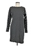 Jaeger Stripes Black Casual Dress Size M - photo 1