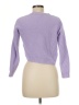 DKNY 100% Recycled Polyester Purple Cardigan Size M - photo 2