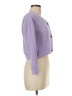DKNY 100% Recycled Polyester Purple Cardigan Size M - photo 4