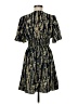 Shein 100% Polyester Print Gold Cocktail Dress Size 6 - photo 2
