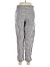 Pietsie Stripes Silver Casual Pants Size M - photo 2