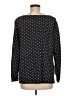 Talbots Outlet 100% Cotton Polka Dots Black Blue Pullover Sweater Size M - photo 2