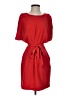 Assorted Brands Solid Red Casual Dress Size S - photo 1