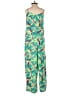 Old Navy 100% Rayon Green Jumpsuit Size S - photo 2