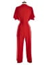 OAK + FORT Solid Red Orange Jumpsuit Size XS - photo 2