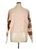 Topshop Color Block Tan Turtleneck Sweater Size 14 - photo 1