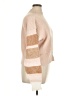 Topshop Color Block Tan Turtleneck Sweater Size 14 - photo 4