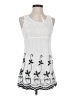 Young Essence 100% Polyester White Casual Dress Size S - photo 1