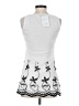 Young Essence 100% Polyester White Casual Dress Size S - photo 2