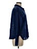 Jade 100% Rayon Stars Blue Long Sleeve Blouse Size M - photo 4