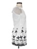Young Essence 100% Polyester White Casual Dress Size S - photo 4