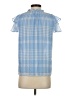 Ann Taylor 100% Polyester Blue Short Sleeve Blouse Size XXS - photo 2