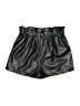 Lucy Paris Metallic Black Shorts Size S - photo 2