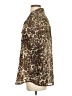 Sara Michelle Animal Print Brown 3/4 Sleeve Blouse Size S (estimated) - photo 5